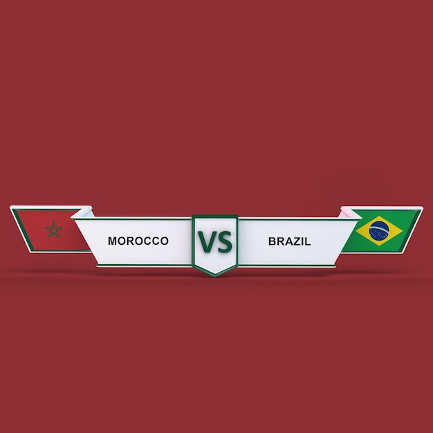 Photo morocco vs brazil