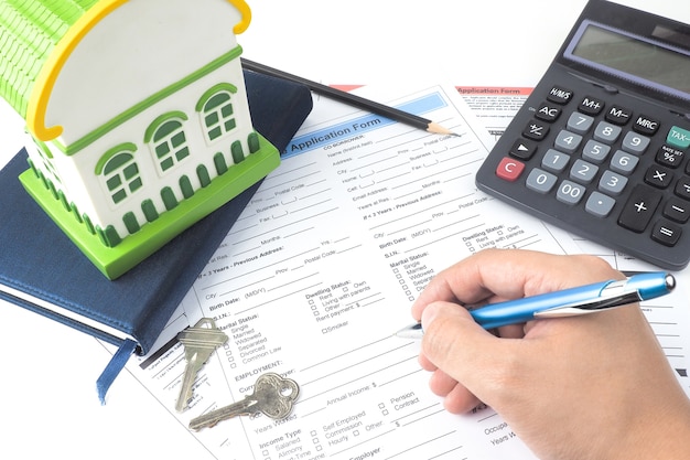 Mortgage application form