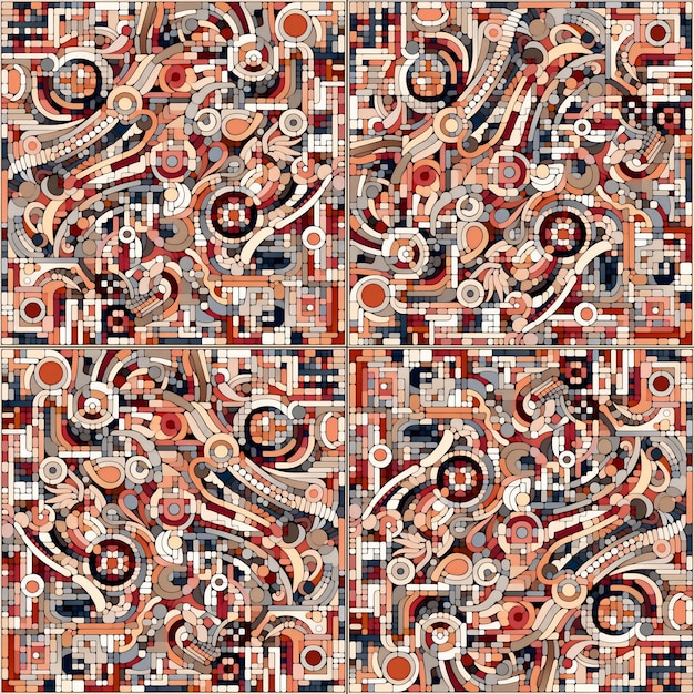 mosaic abstract geometric abstract background