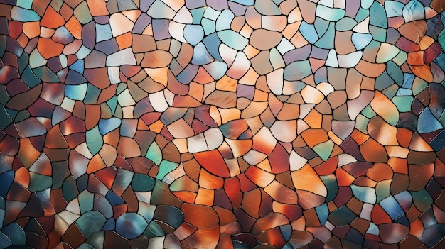 Mosaic Abstract Tile Pattern