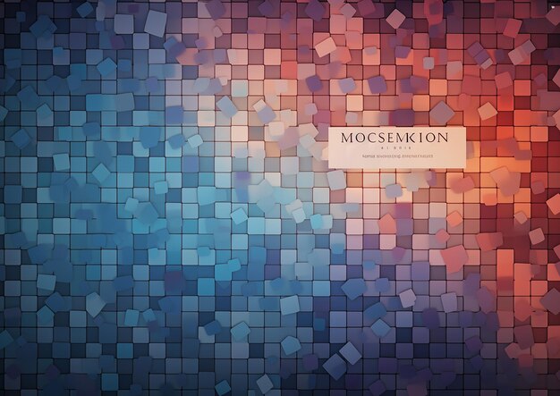 mosaic moments flyer design background