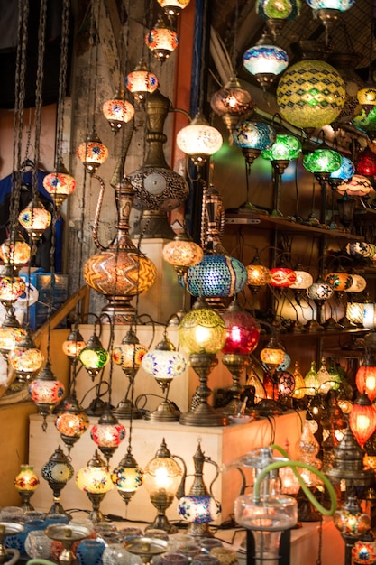 Мозаичные османские светильники с Гранд-базара