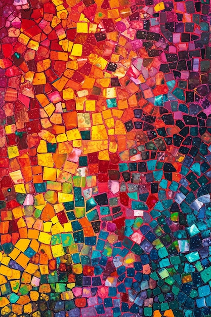 a mosaic pattern background