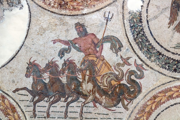 Photo mosaic patterns and the ancient mosaics of tunisia at the bardo museum