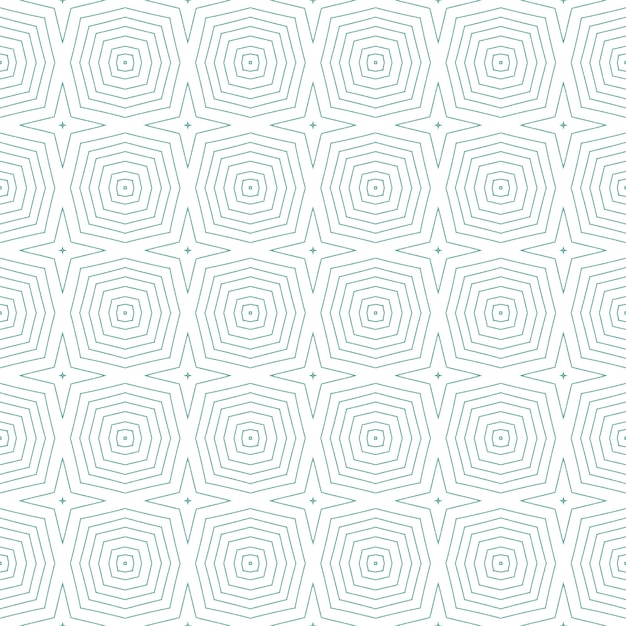 Photo mosaic seamless pattern. turquoise symmetrical kaleidoscope background. retro mosaic seamless design. textile ready grand print, swimwear fabric, wallpaper, wrapping.