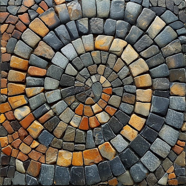 Photo mosaic stone textured background