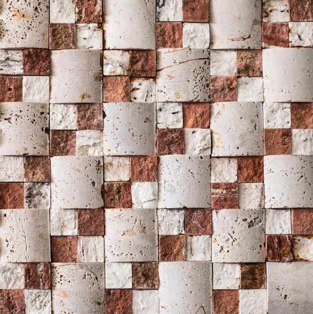 mosaic tile background natural limestone