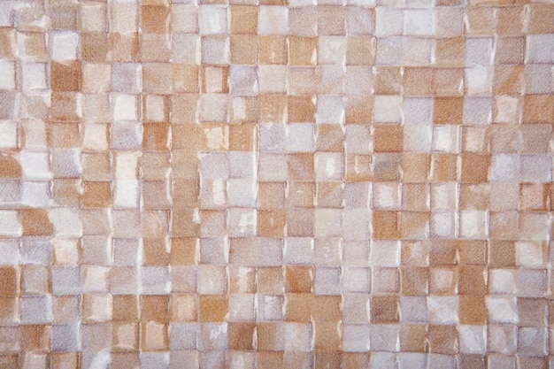 Priorità bassa di struttura delle mattonelle di mosaico. struttura classica della parete delle mattonelle di ceramica per interni