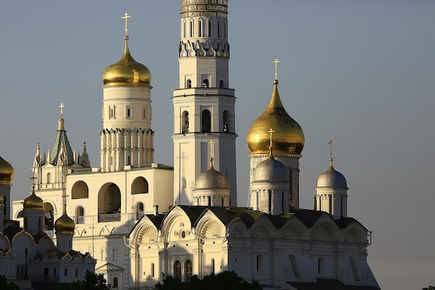 Московская купольная церковь / православная архитектура, соборные купола в москве, россия, православие, христианство, концепция веры