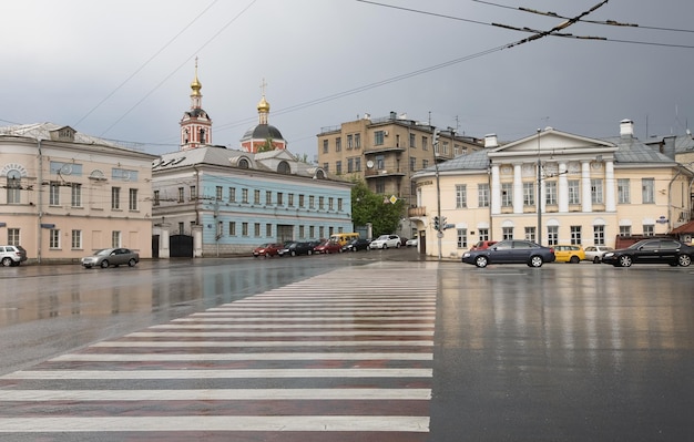 Москва-Сити после дождя