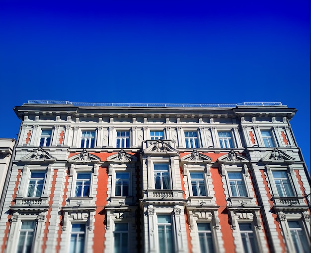 Moscow historic building in downtown background hd