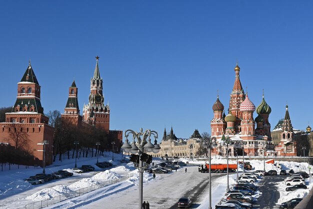 Moscow Kremlin in winter