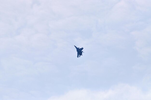 MOSCOW RUSSIA AUG 2015 fighter aircraft Su30 FlankerC at t