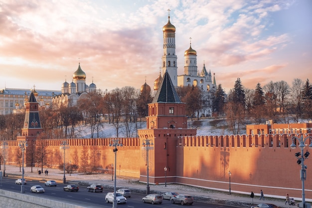 Moscow RUSSIA View of the Moscow Kremlin