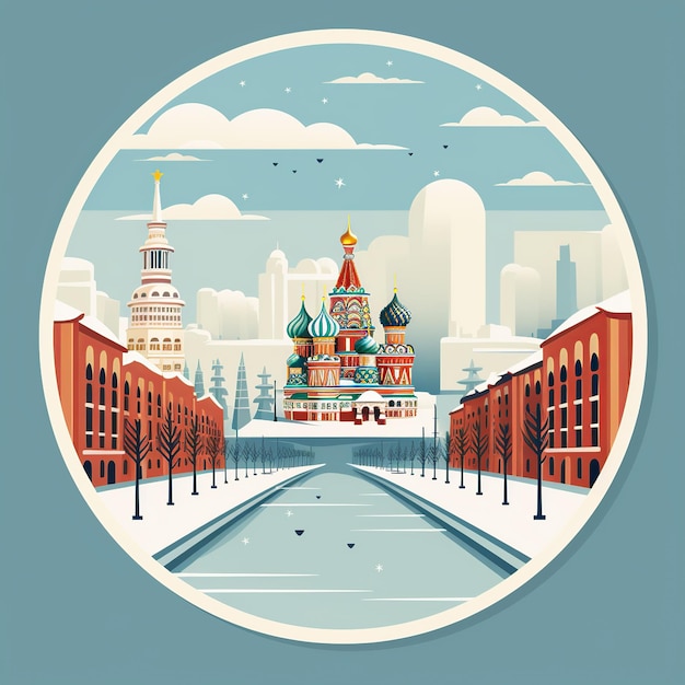 Photo moscow's tapestry from majestic squares to modern urban pulse