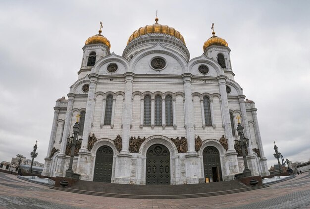 Moskou kathedraal van Christus de Verlosser in de herfst gefotografeerd 11102023