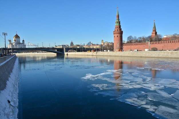 Moskou rivier het Kremlin