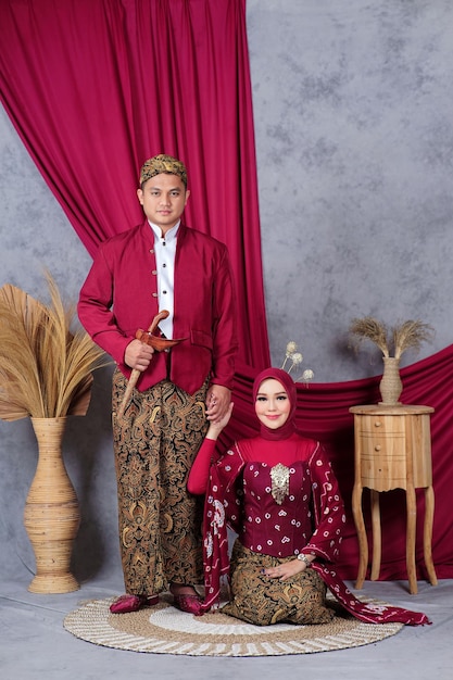 moslem wedding couple