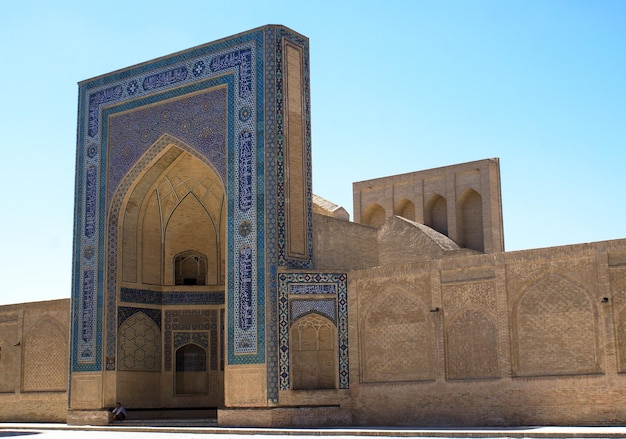 Mosque of the 12th century city in Bukhara