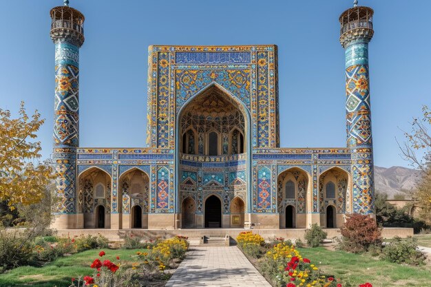 Mosque building exterior professional photography