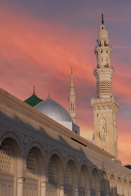 A mosque in the city of abu dhabi