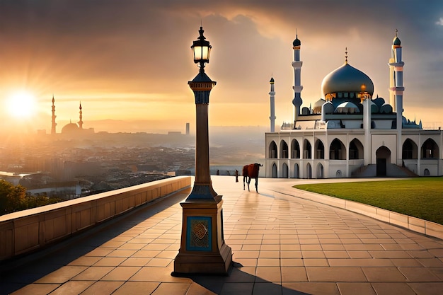 Мечеть в городе кашгар, россия