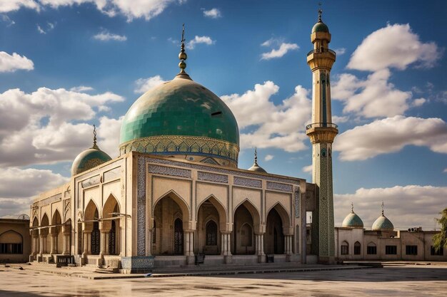 Photo a mosque in the city