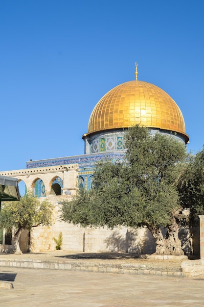 Mosque Dome of the Rock in Jerusalem