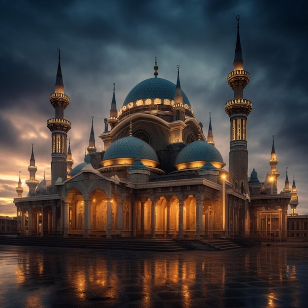 Mosque high quality 4k ultra hd hdr