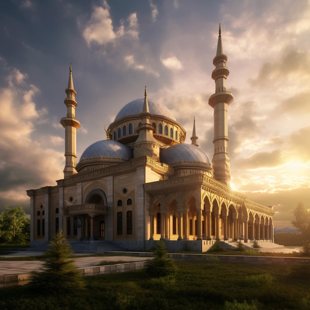 Mosque high quality 4k ultra hd hdr