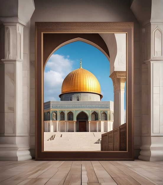 Иллюстрация мечети 3d Алакса