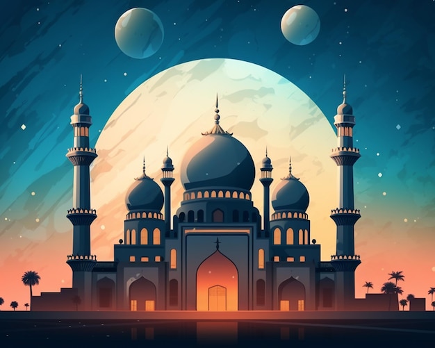 Mosque illustration