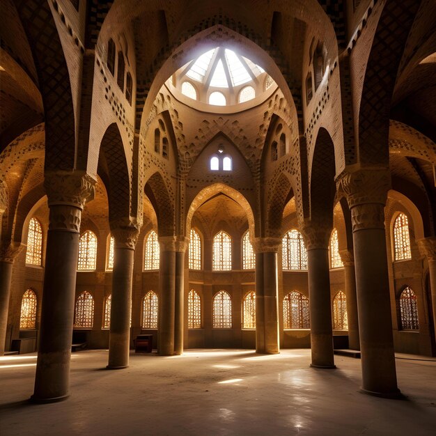 Mosque Interior Prayer Hall Serenity