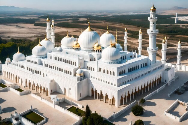 Мечеть построена компанией монарха.