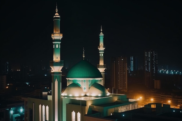 Mosque Islamic background