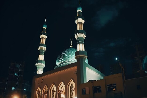 Mosque Islamic background