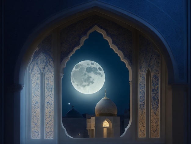 Mosque islamic background