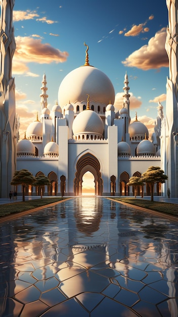 mosque landscape