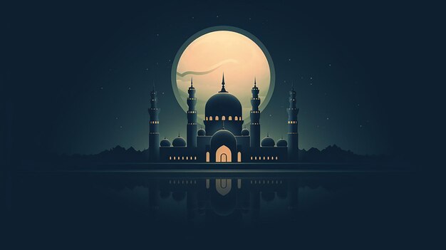 mosque logo illustration