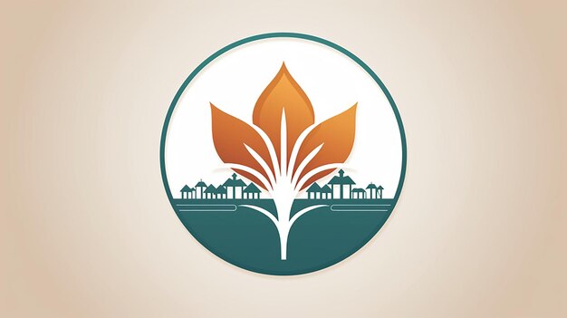 Photo mosque logo illustration