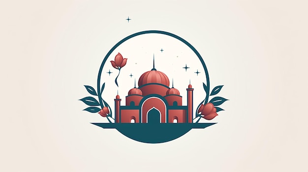 mosque logo illustration