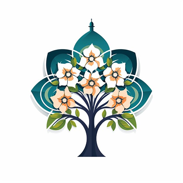 mosque logo illustration