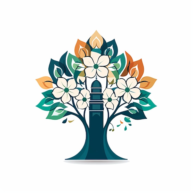 mosque logo illustration