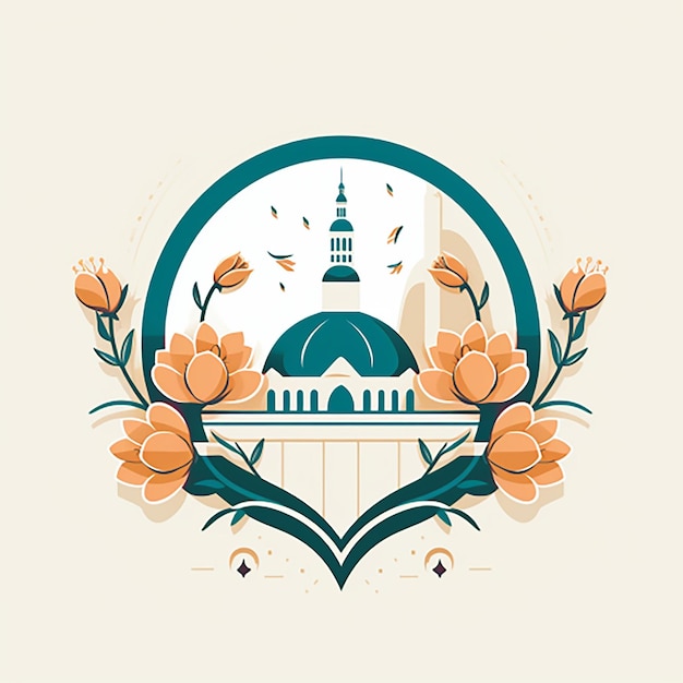 Foto illustrazione del logo della moschea