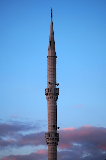 Mosque minaret architecture in turkey tall minaret