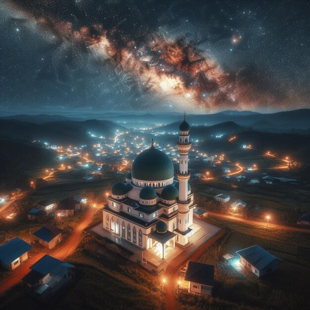 Photo mosque night