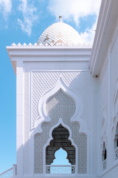 Mosque with islamic pattern and ornament