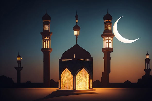 Мечеть с фонарём исламского происхождения