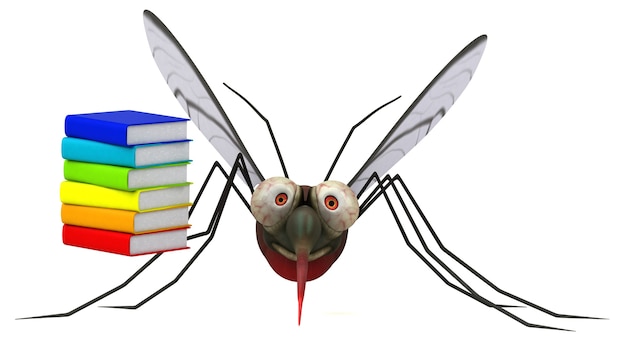 Mosquito - illustrazione 3d