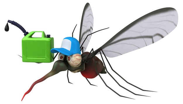 Mosquito - 3D Illustration